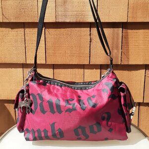 L.A.M.B. LeSportsac Gwen Stefani Backstage Bag Mega Red Print Purse Rare